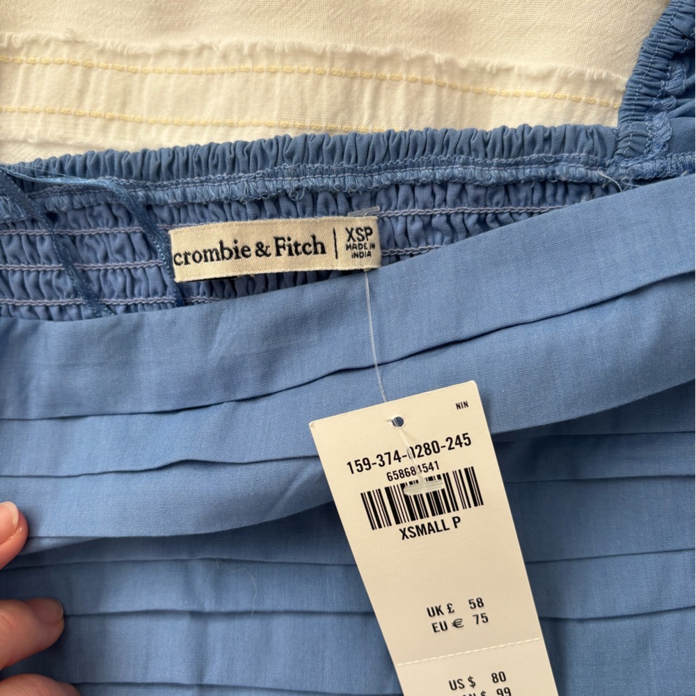 Abercrombie & Fitch Blue Mini Dress